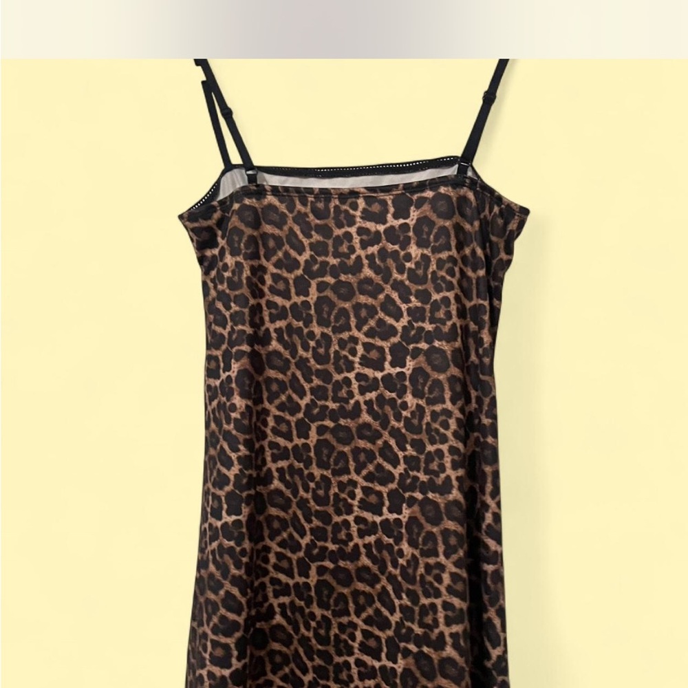 SHEIN Leopard Print Mini Dress